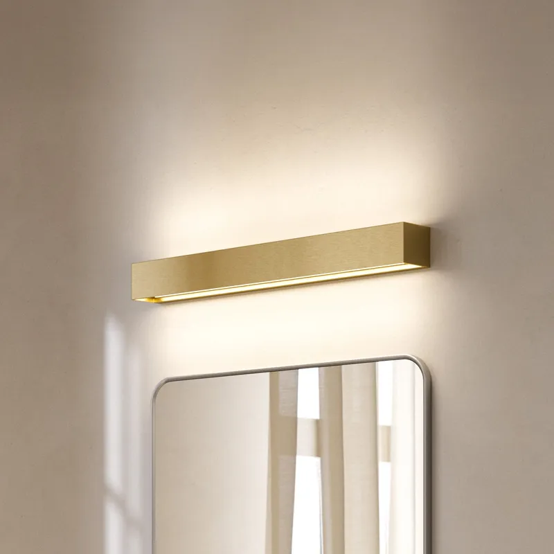 Linea W3 LED-vägglampa mässing 60 cm, CCT, IP20 - Light-Point - Vardagsrum - Design - Aluminium - Med flera ljuskällor