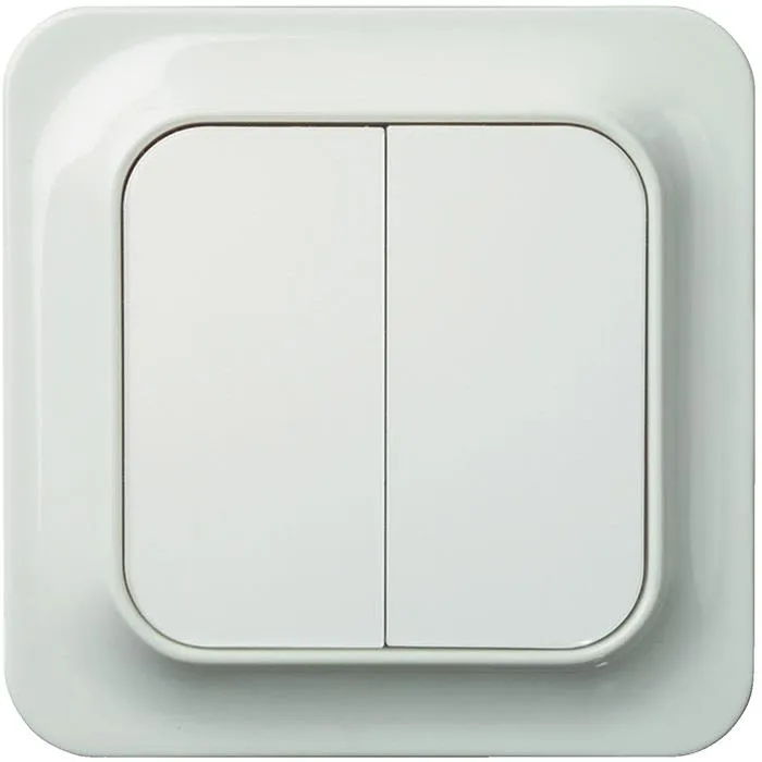 Schneider Electric Trend 183012700 Strömbrytare vit Dubbeltrapp
