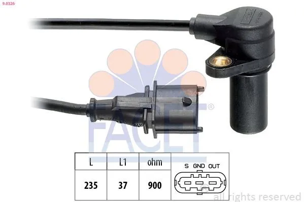 Vevaxelgivare FACET 9.0326