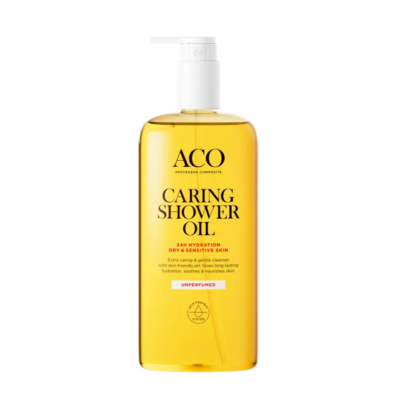 Köp 2 få 30% | ACO Body Caring Shower Oil Oparfymerad 400 ml