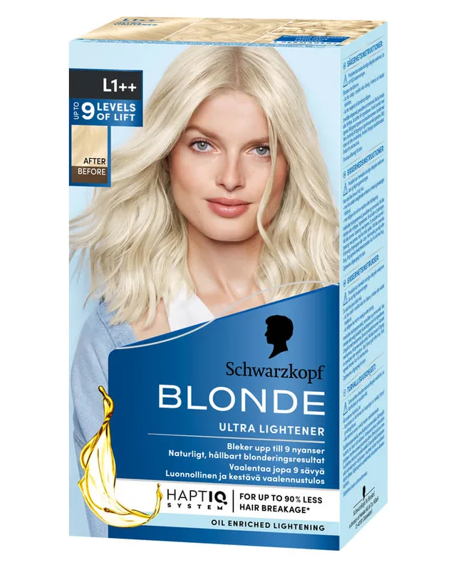 Schwarzkopf Hårfärg Blonde L1 ++ Extreme Blondering
