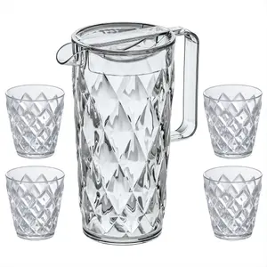 Koziol Crystal karaff inkl 4 glas Kristallklar
