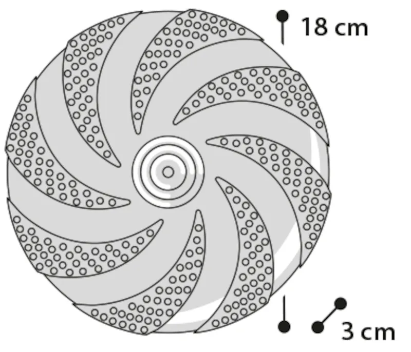 Gummifrisbee - S