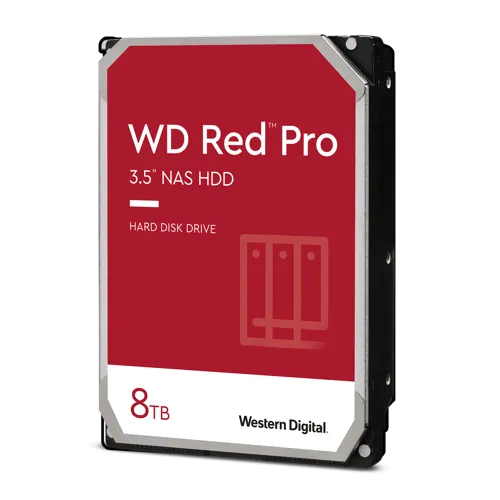 WD Red Pro - 8TB - Hårddisk - WD8005FFBX - SATA-600 - 3,5"