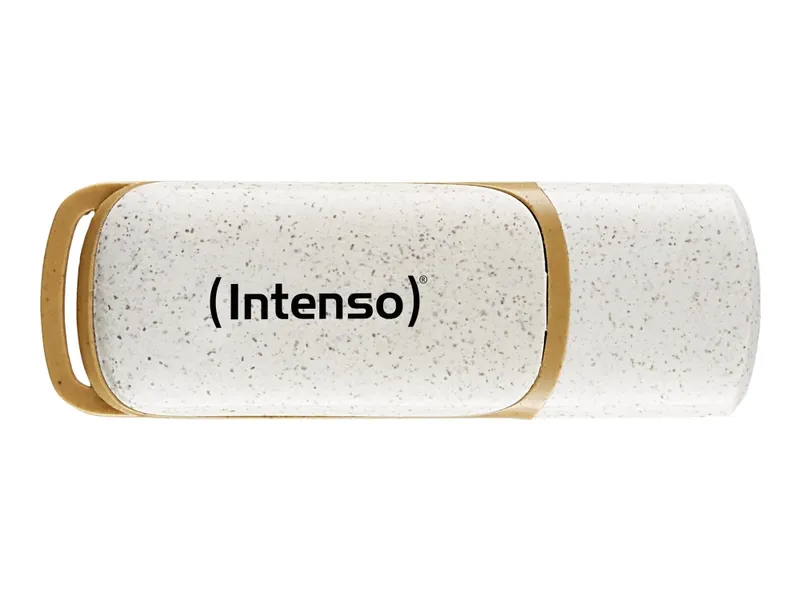 Intenso Green Line – USB flash-enhet – 32 GB – USB 3.2 Gen 1 – beige, brun