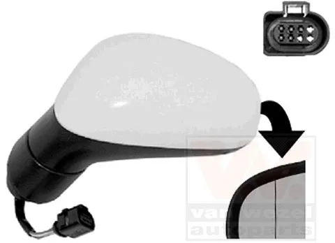VAN WEZEL 4939807 Backspegel
