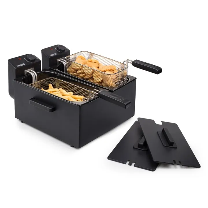 Fritös dubbel Princess 2×3 liter 2x1800W