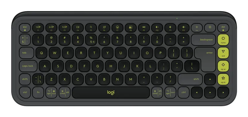 Logitech POP Icon Keys - Tangentbord - Engelska (US) - Grå