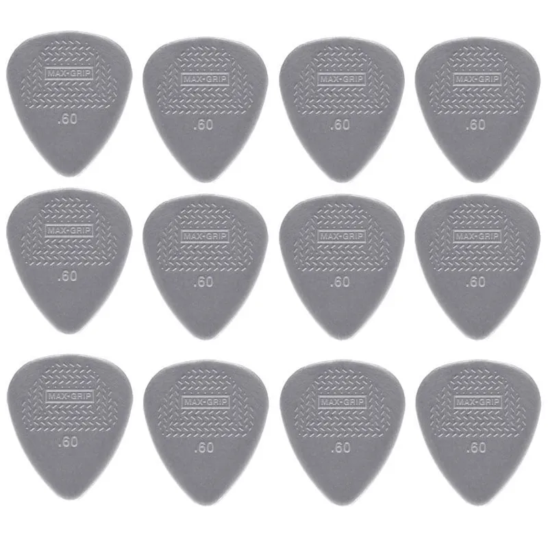 Dunlop Nylon Max Grip Standard 0,60 mm plektrum (12 st.)