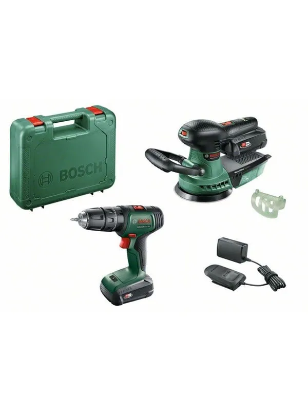 Bosch Verktygsset 18V Uniimpact Advorbit 2X2AH