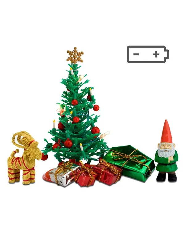 Julgransset Batteri Lundby