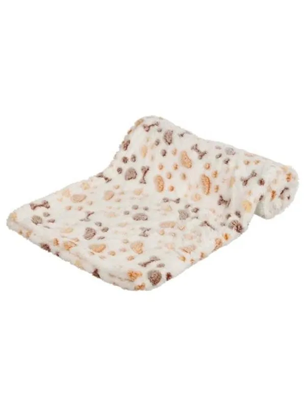 Trixie Lingo blanket soft fleece 75 × 50 cm white/beige