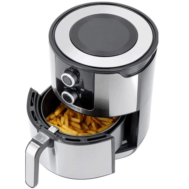 Just Perfecto JL-05: 1400W Airfryer dobbel knottkontroll - 4L