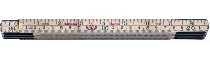 Hultafors 61-1-6 Måttstock 1 meter