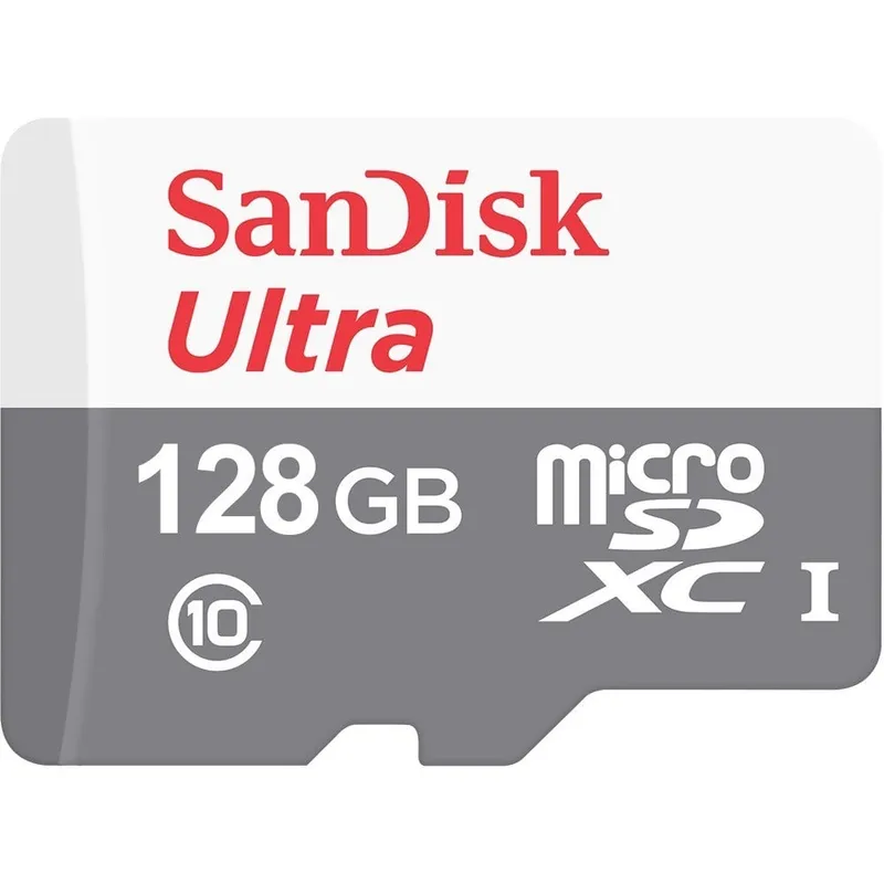 SanDisk Ultra – Flash-minneskort – 128 GB – A1 / UHS Class 1 / Class10 – mikroSDXC UHS-I