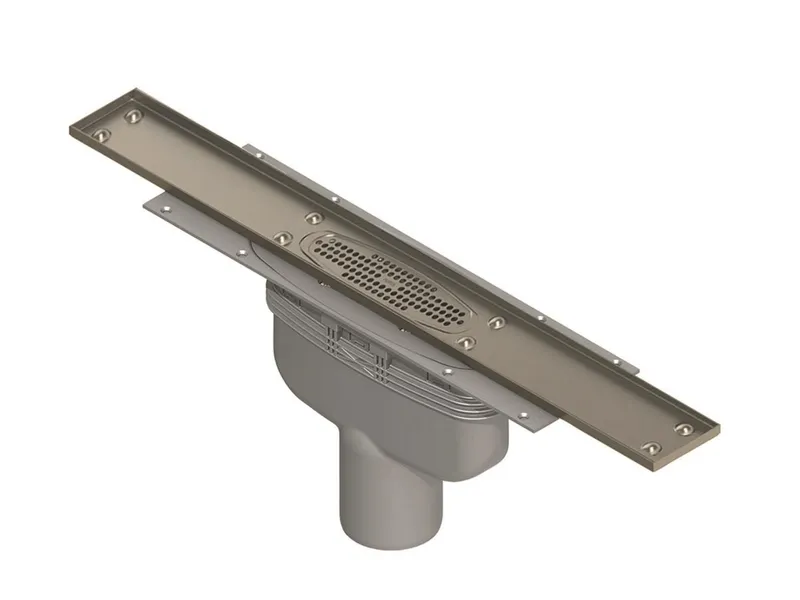 Purus Line 600 Golvbrunn 75 mm, bottenutlopp