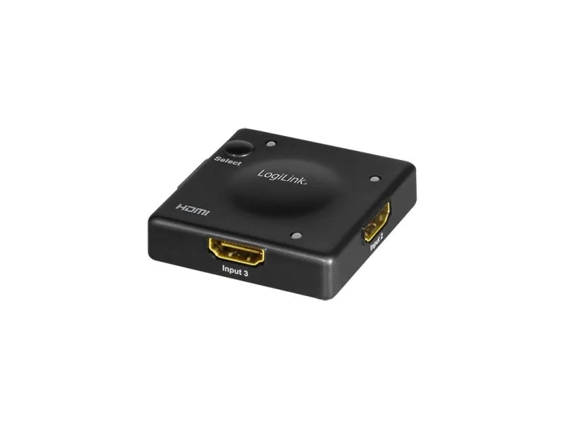 LogiLink HDMI switch 3×1-Port 1080p/60 Hz HDCP CEC Mini
