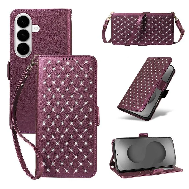 Plånboksfodral för Samsung Galaxy S26 Plus Konstläder – Lila (#8874)