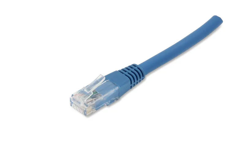 Eurolan 21D-U6-20BU Patchkabel 2 x RJ45 UTP, blå 20 m