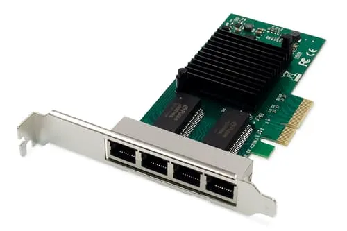 DIGITUS - network adapter - PCIe 2.1 - Gigabit Ethernet x 4