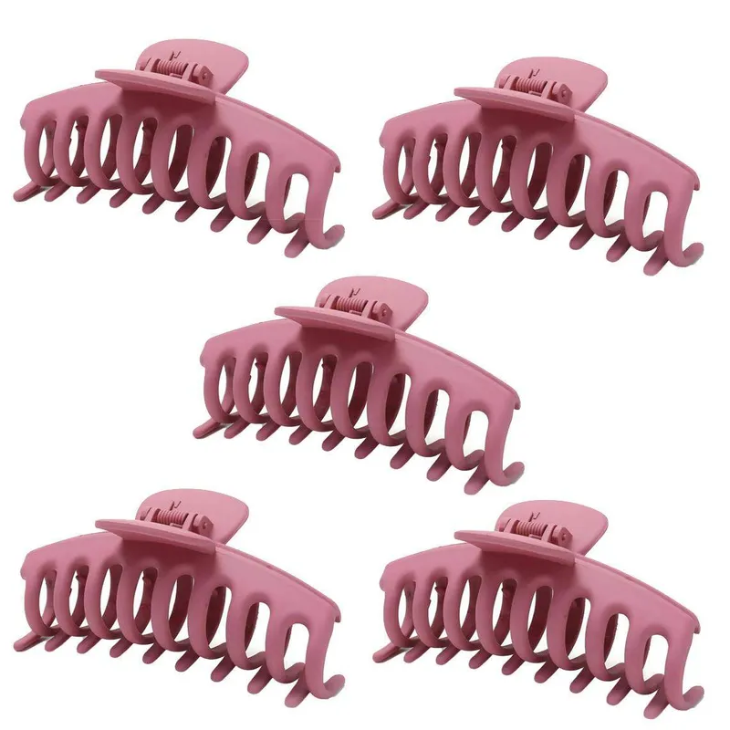 Hårklämma XL – Rosa – 5 st