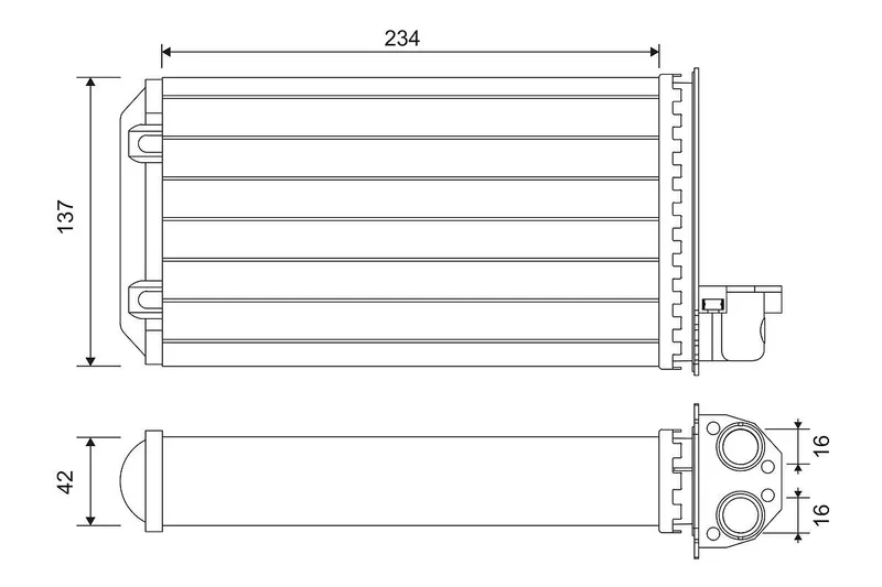 VALEO 883965 Värmepaket
