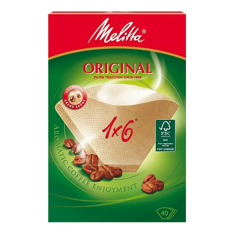 Melitta Kaffefilter 1X6 - 40 st.