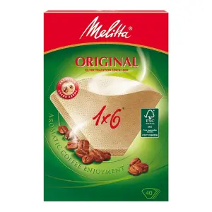 Melitta Kaffefilter 1X6 - 40 st.