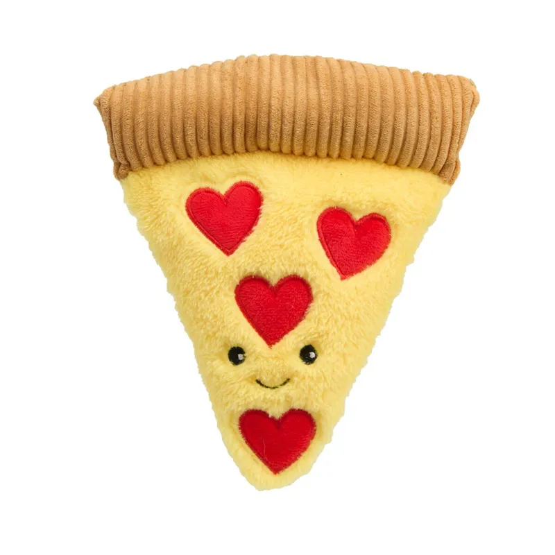 Little&Bigger XOXO Pizza Mjuk Hundleksak 23 cm