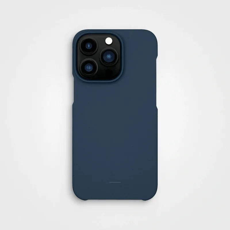 Sustainable iPhone 13 Pro Phone Case Blueberry Blue, Made With Plants