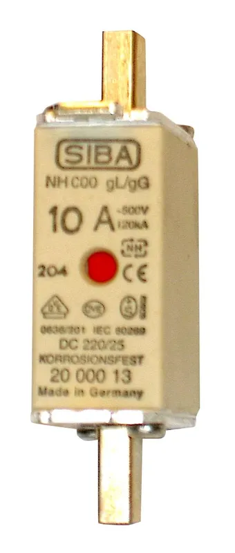 SIBA 2000313.35 Knivsäkring NH1, gL/gG 35 A, 3-pack