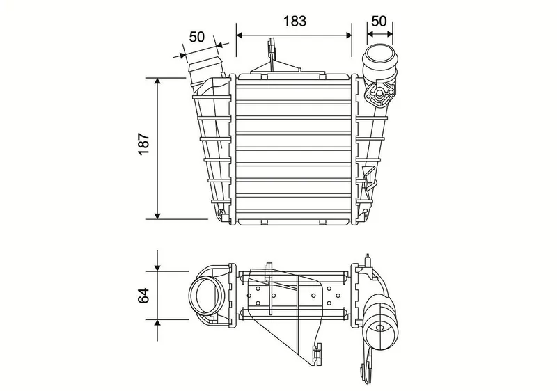 Intercooler VALEO 822943