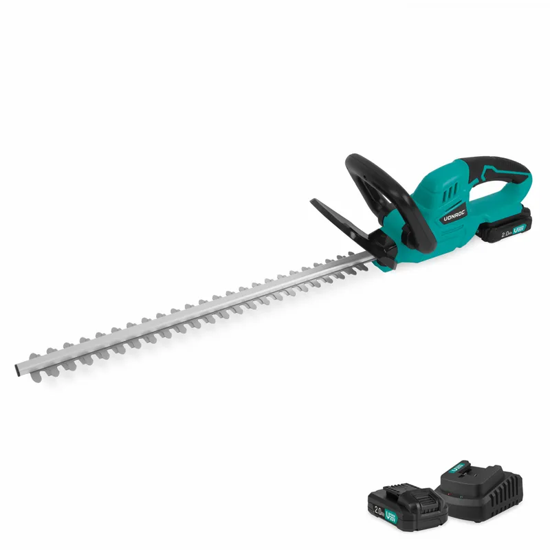 Batteridriven Häcktrimmer 20V - 520mm | Inkl. 2x 2.0Ah batterier och laddare