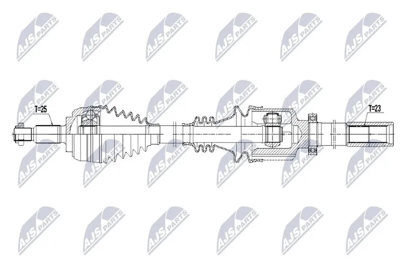 Drivaxel NTY NPW-RE-260