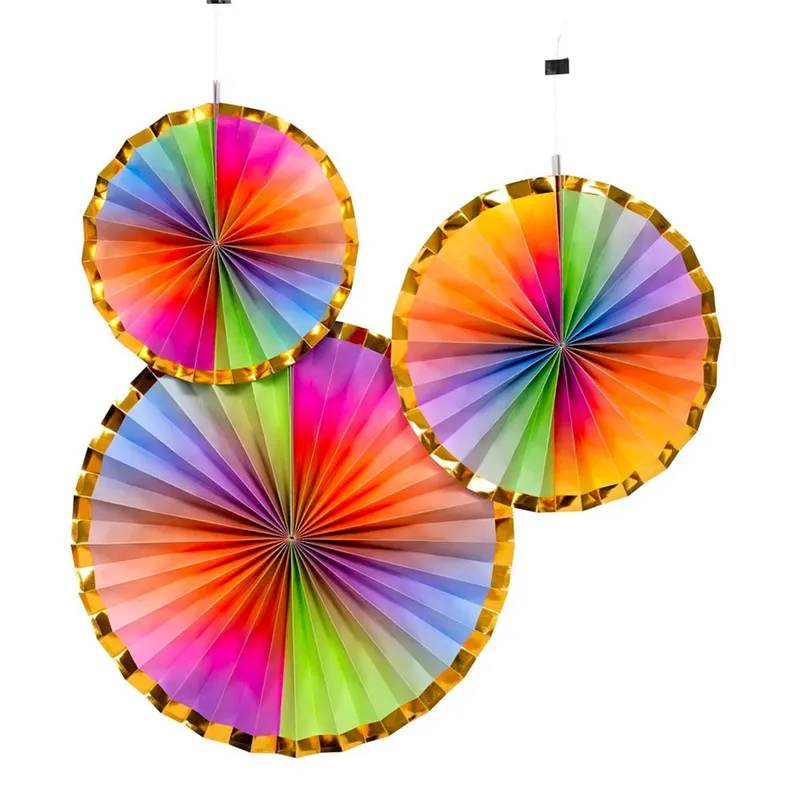 Pappersfjädrar Melon Sorbet - 3-pack