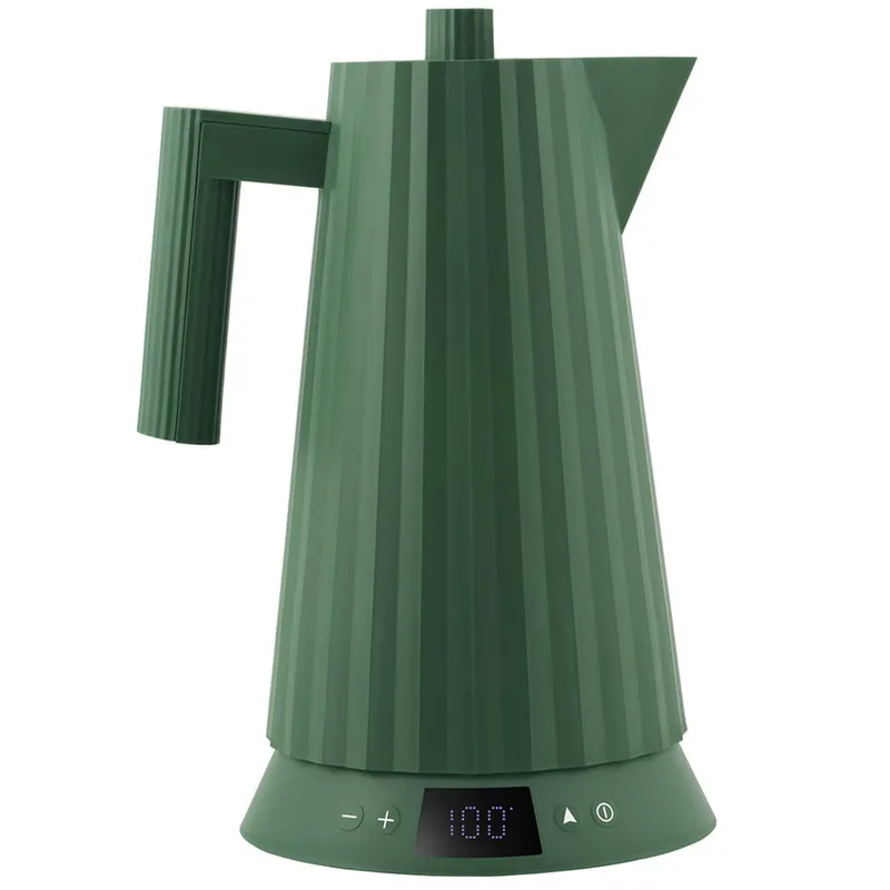 Alessi Plissé Vattenkokare med temperaturkontroll 1,7 liter, grön