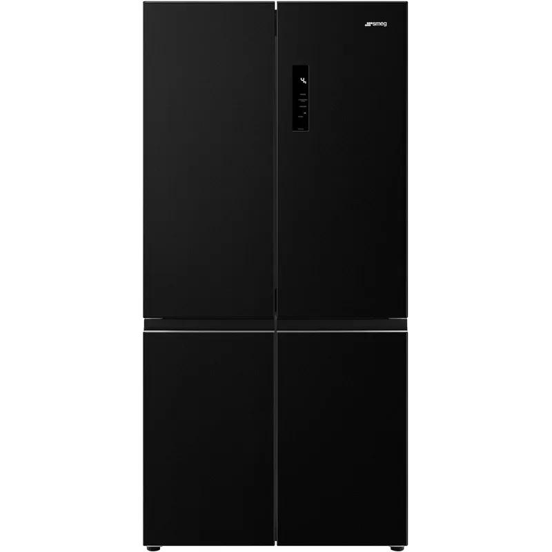 Smeg FQI60KD French Door kylskåp, svart