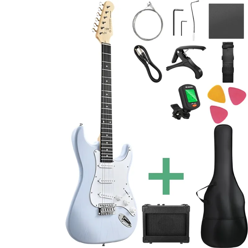 Donner DST-80 elgitarr paket sonic blue
