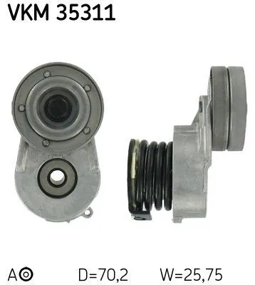Spännrulle, aggregatrem SKF VKM 35311