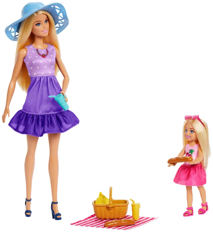Barbie Malibu & Chelsea Modedockor