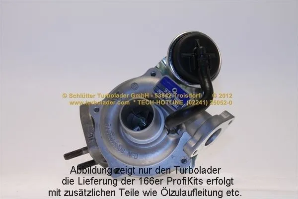 SCHLÜTTER TURBOLADER 166-00295 Turboaggregat