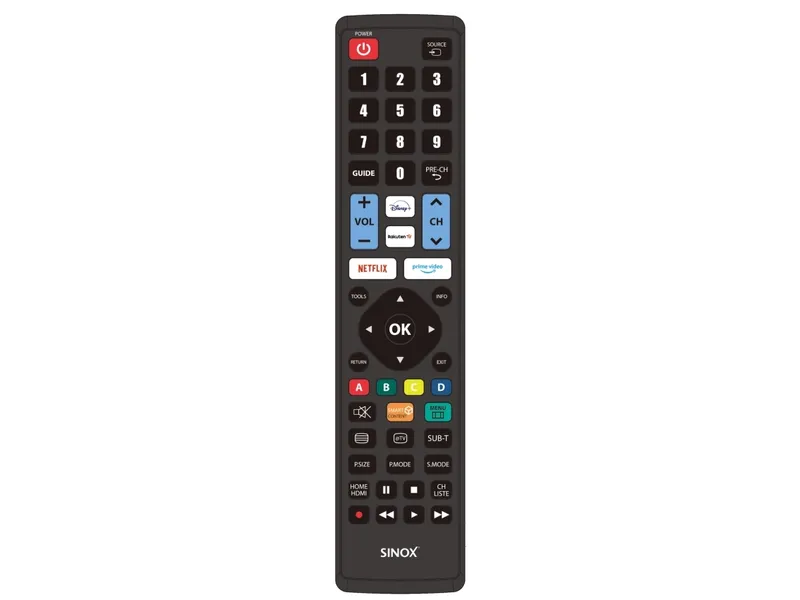 Sinox Sxr1210 Replacement Remote – Samsung