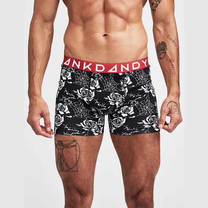 Boxershorts 5 pack Svart Röd (#8819)