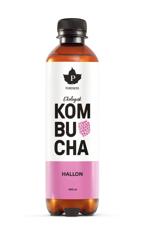 Pureness Ekologisk Kombucha Hallon 400 ml