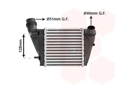 VAN WEZEL 43004552 Intercooler