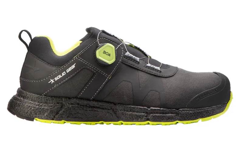 Solid Gear Venture 2 Skyddssko S3, BOA, svart, nanohätta 38