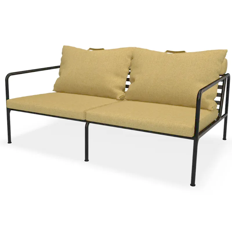 Houe, Avon 2-sits soffa Dijon/Black