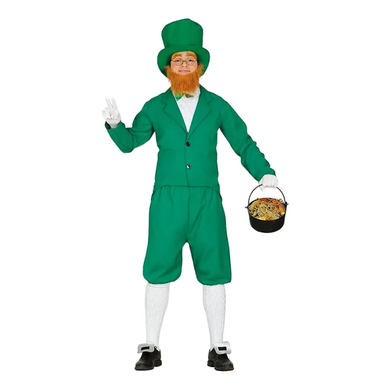 Leprechaun Grön Maskeraddräkt – Medium