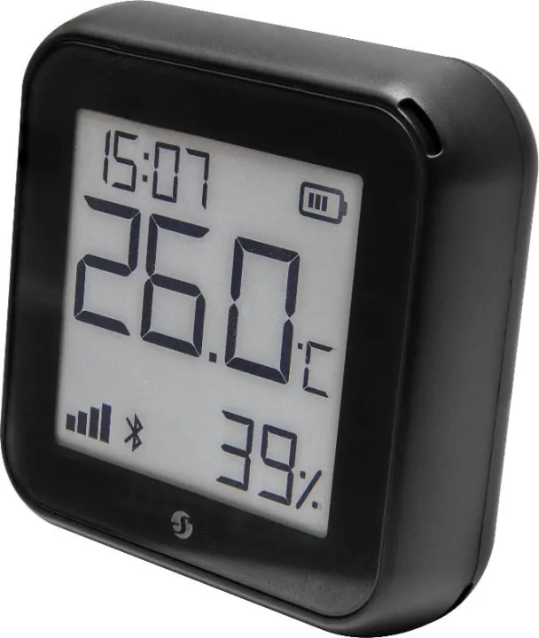Shelly H&T, Matte Black (GEN 3) – WiFi temp-/luftfuktighetssensor