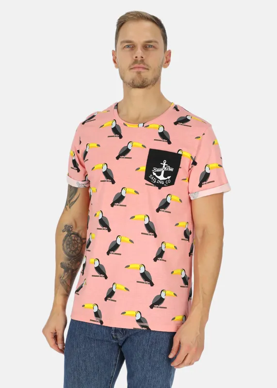 Tropical Pocket Tee (#9528)